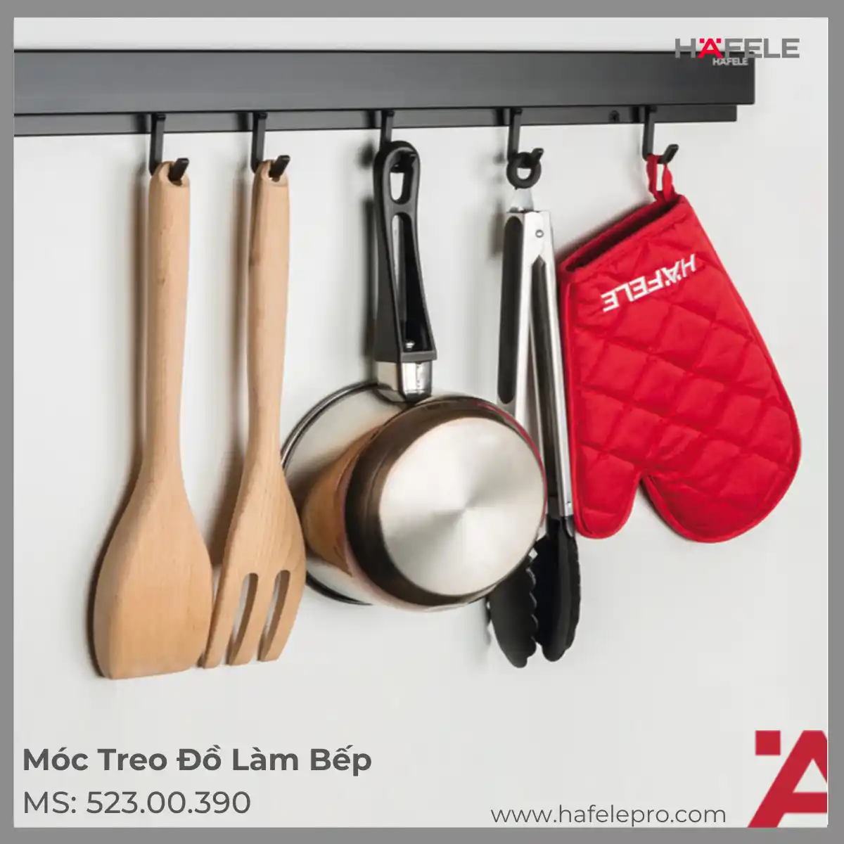 Móc Treo Đồ Làm Bếp Hafele 523.00.390