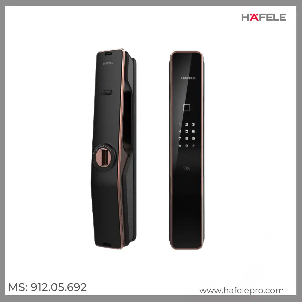 Khóa Điện Tử PP9000 Hafele 912.05.692