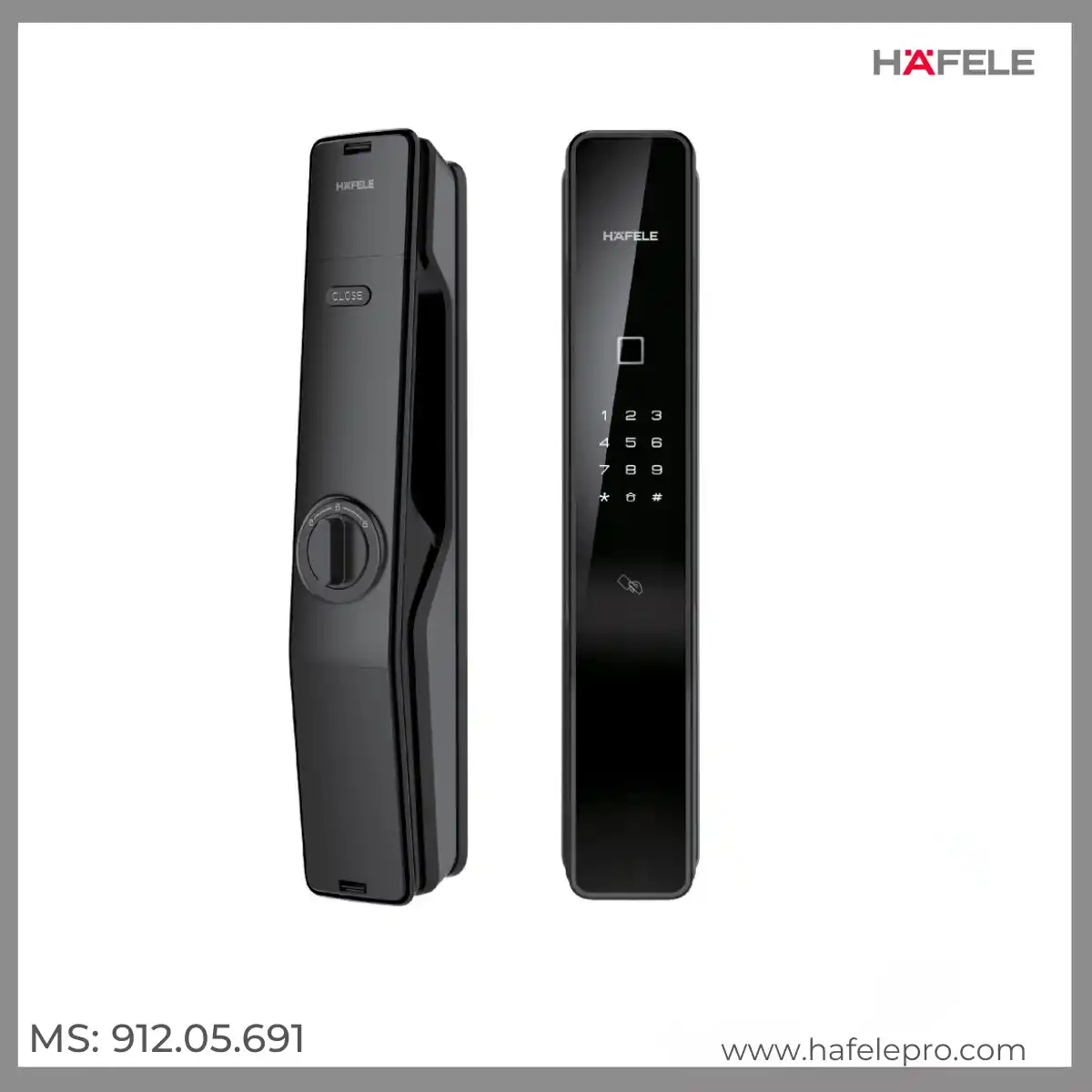 Khóa Điện Tử PP9000 Hafele 912.05.691