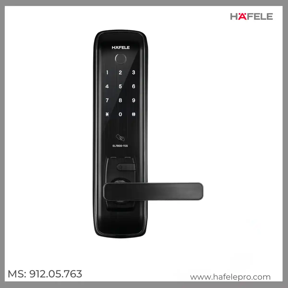 Khóa Điện Tử EL7800-TCS Hafele 912.05.763