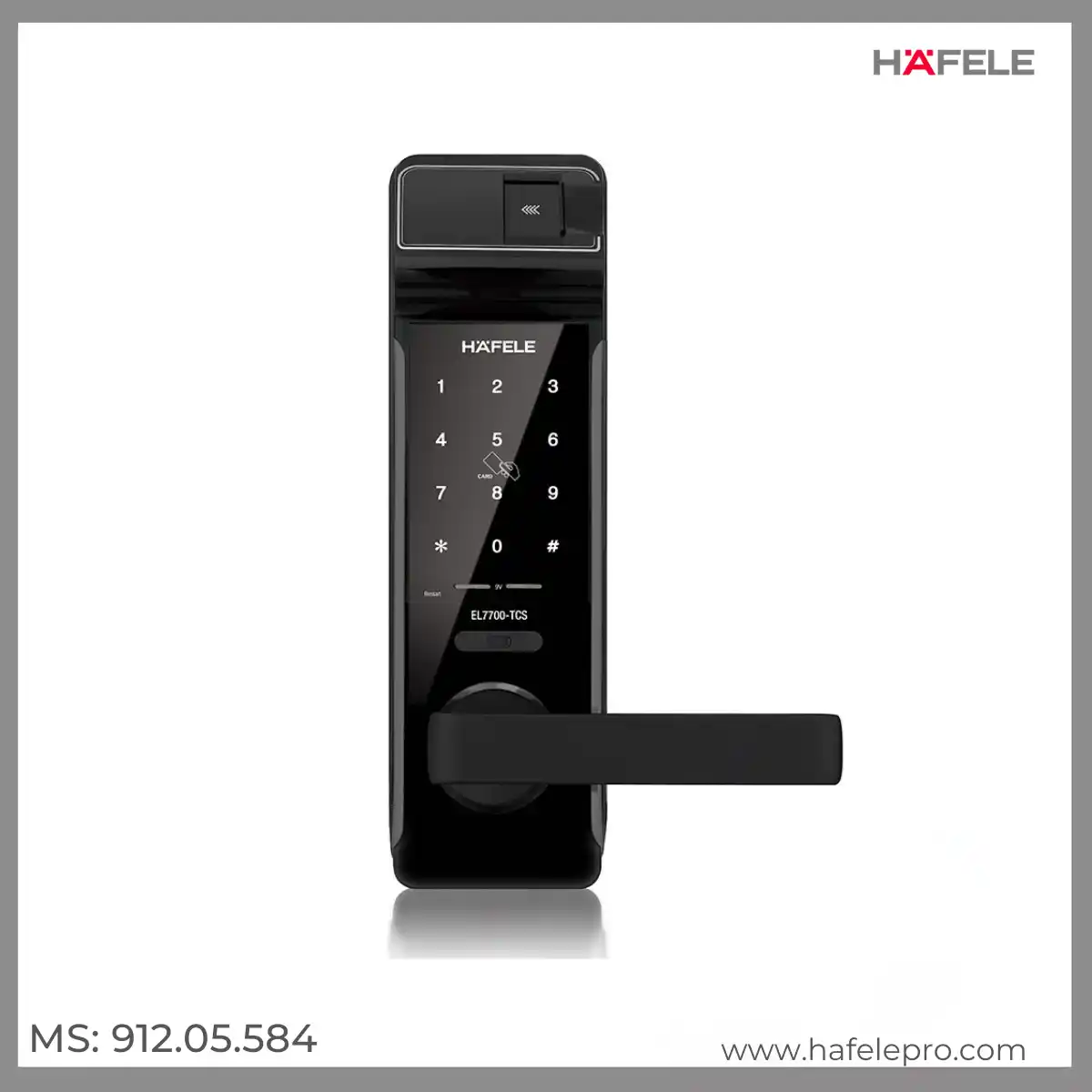 Khóa Điện Tử EL7700-TCS Hafele 912.05.584