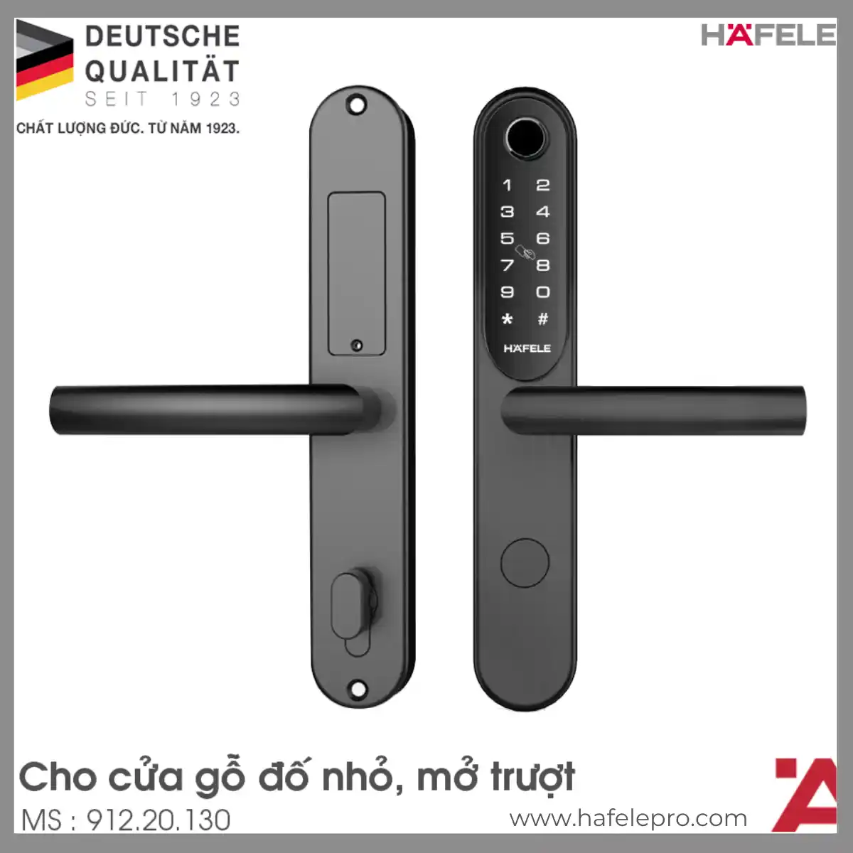 Khóa Điện Tử EL6500-TCS Hafele 912.20.130