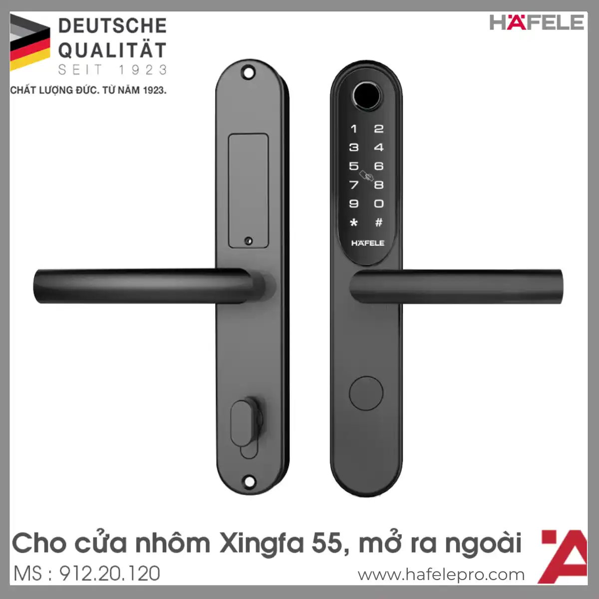 Khóa Điện Tử EL6500-TCS Hafele 912.20.120