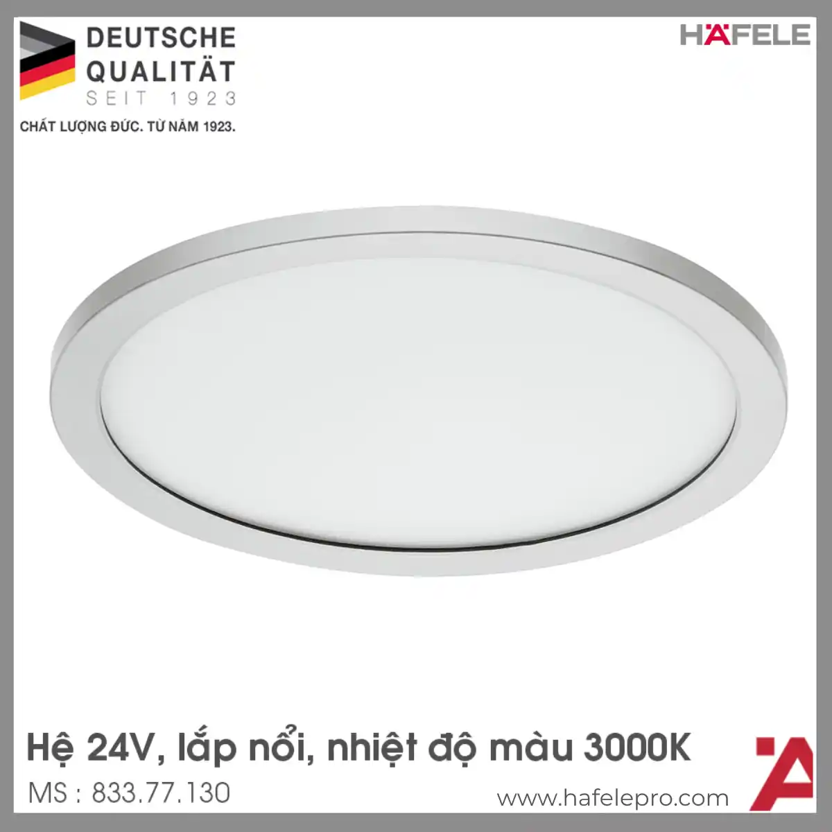 Đèn Led Chiếu 3023 Lắp Nổi 24V Hafele 833.77.130