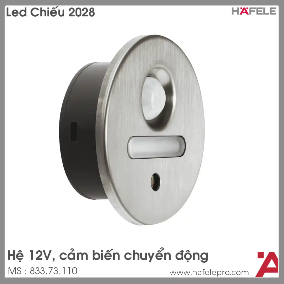 Đèn Led 2028 Cảm Biến Chuyển Động 12V Hafele 833.73.110