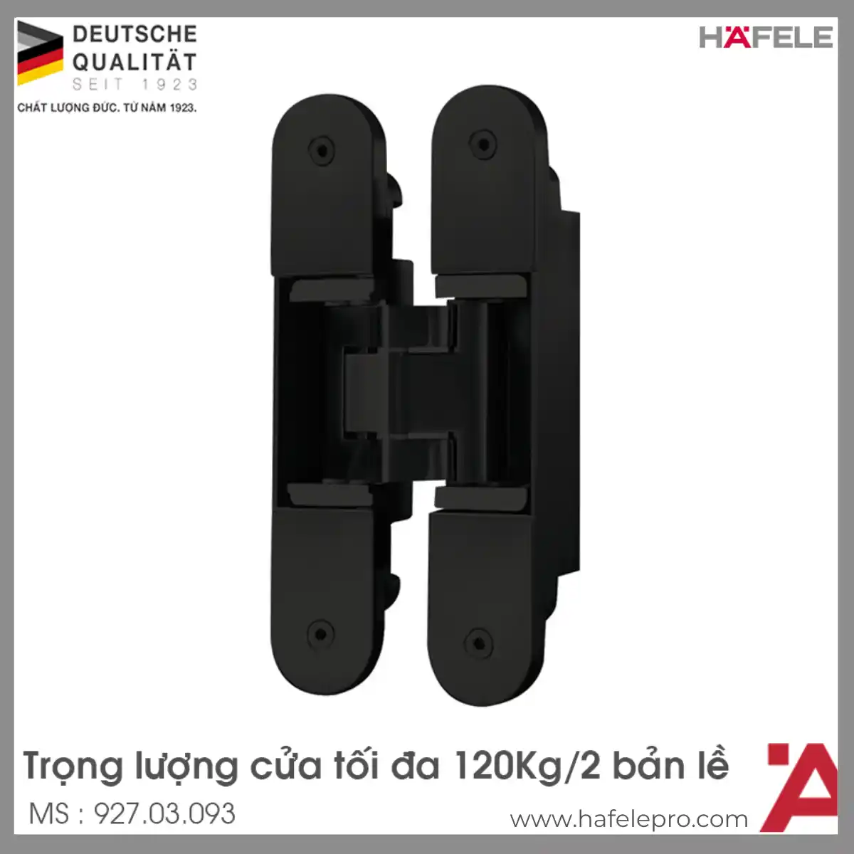 Bản Lề Âm Cửa 120Kg Hafele 927.03.093
