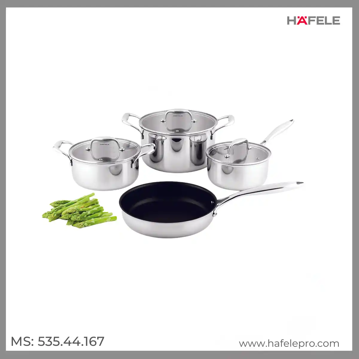 Bộ Nồi Chảo HS-CW4CX Hafele 535.44.167