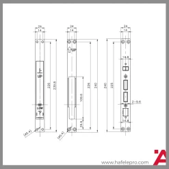 Khóa Điện Tử MP2503B Hafele 912.21.046 - HafelePro
