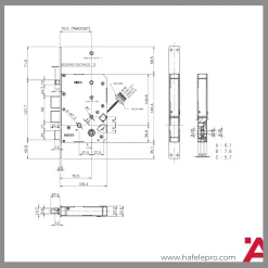 Khóa Điện Tử MP2503B Hafele 912.21.046 - HafelePro