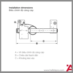 Bộ Phụ Kiện Cửa Trượt Xoay Slido F-Park71 25B Hafele 408.25.003 - HafelePro Bộ Phụ Kiện Cửa Trượt Xoay Slido F-Park71 25B Hafele 408.25.003 - HafelePro