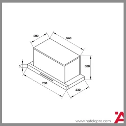 Máy Hút Mùi Âm Tủ HC-H706BS Hafele 533.87.798 - HafelePro
