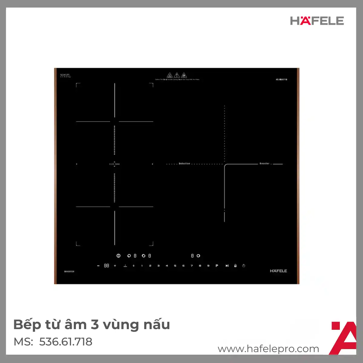 bep-tu-3-vung-nau-hc-i60371b-hafele-53661718 Bếp Từ 3 Vùng Nấu HC-I60371B Hafele 536.61.718 - HafelePro