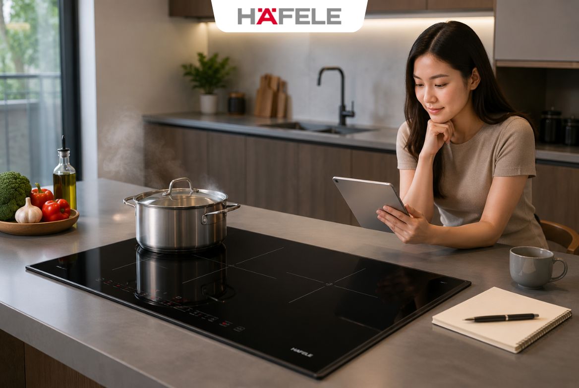 Công Suất Bếp Từ Bao Nhiêu Là Phù Hợp Cho Gia Đình Việt? - HafelePro Tìm hiểu về công suất bếp từ và cách tính điện năng tiêu thụ hàng tháng