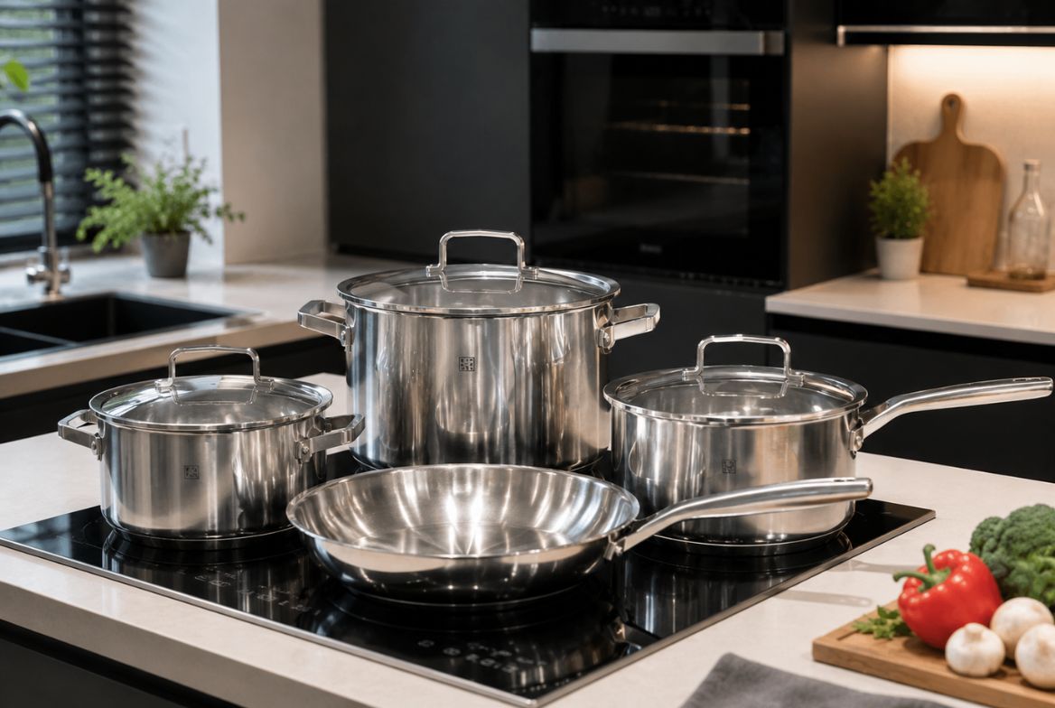 Top những bộ nồi chảo Hafele tốt nhất cho bếp điện từ