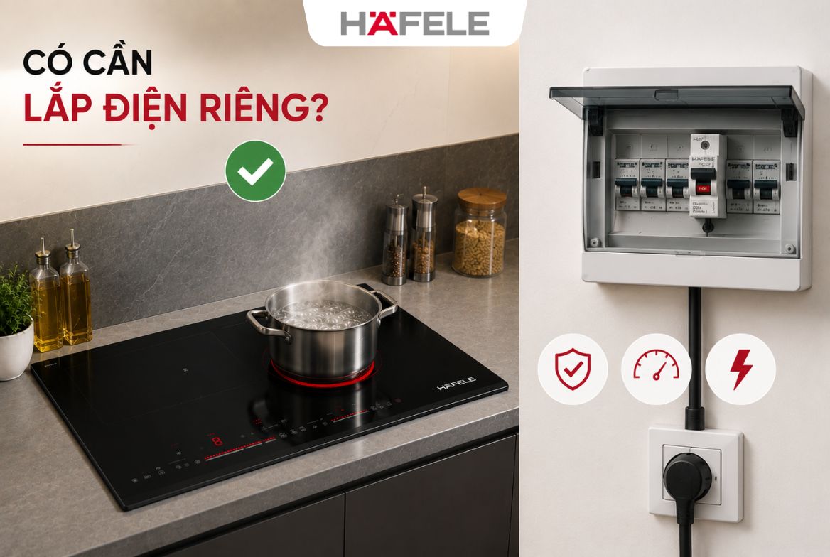 Bếp Từ Âm Tủ Có Cần Lắp Điện Riêng Hay Không