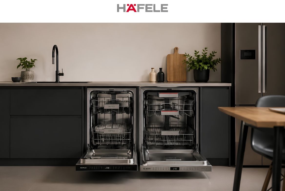 Điểm chung giữa máy rửa chén Hafele và Bosch