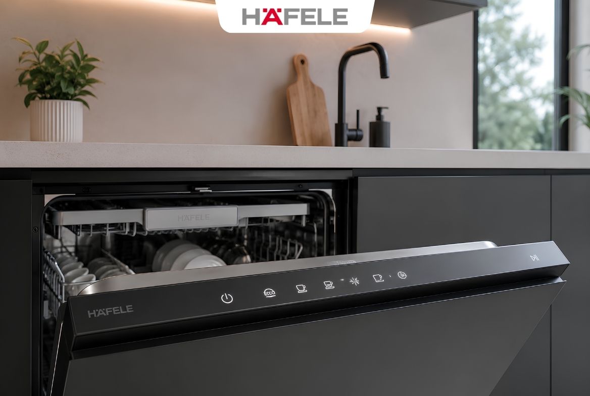 Tầm quan trọng của hệ thống đèn báo trên máy rửa bát Hafele