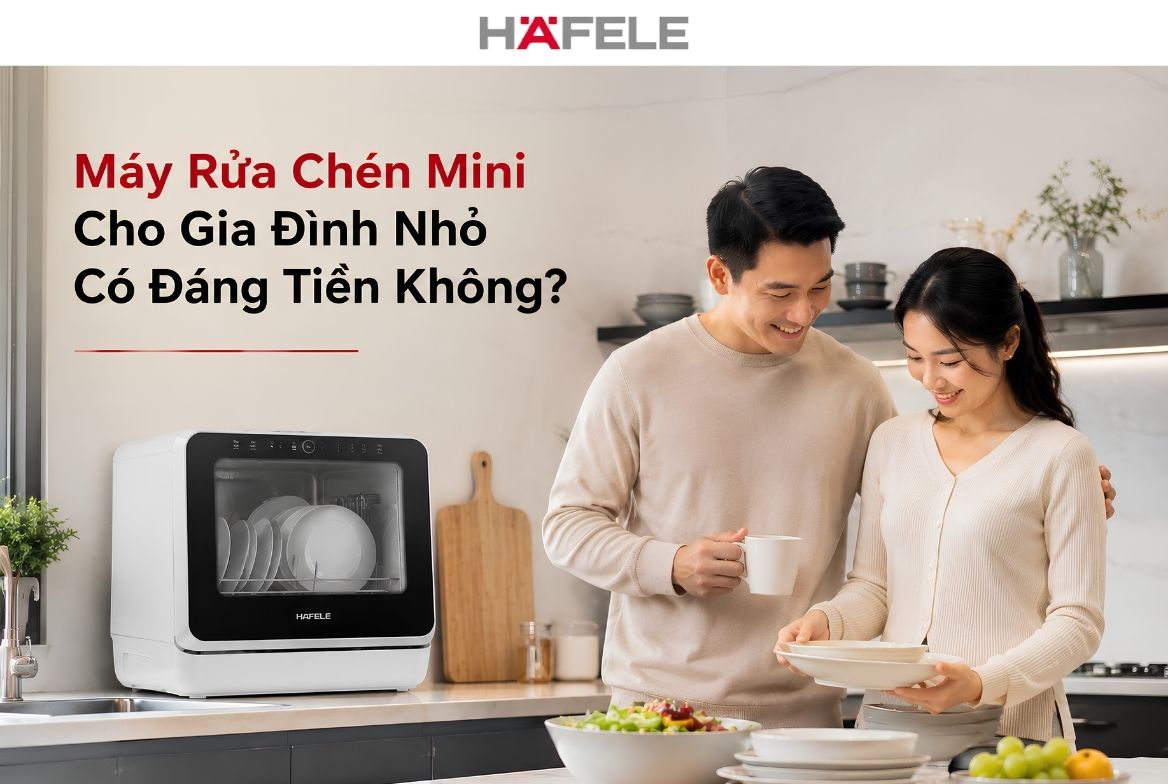 Máy Rửa Chén Mini Cho Gia Đình Nhỏ Có Đáng Tiền Không