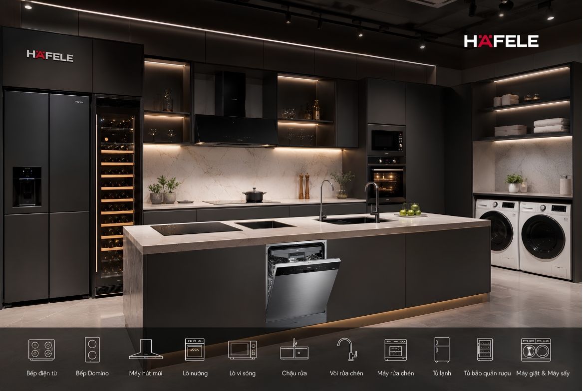 Phân loại các dòng sản phẩm thiết bị nhà bếp Hafele Phân loại các dòng sản phẩm thiết bị nhà bếp Hafele