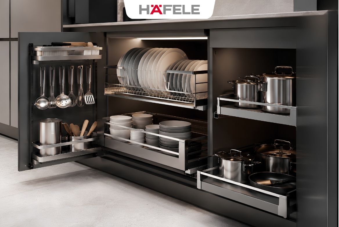 Phụ Kiện Tủ Bếp Hafele Lưu Trữ Bát Đĩa Và Đồ Dùng Nấu Nướng Phụ Kiện Tủ Bếp Hafele Lưu Trữ Bát Đĩa Và Đồ Dùng Nấu Nướng