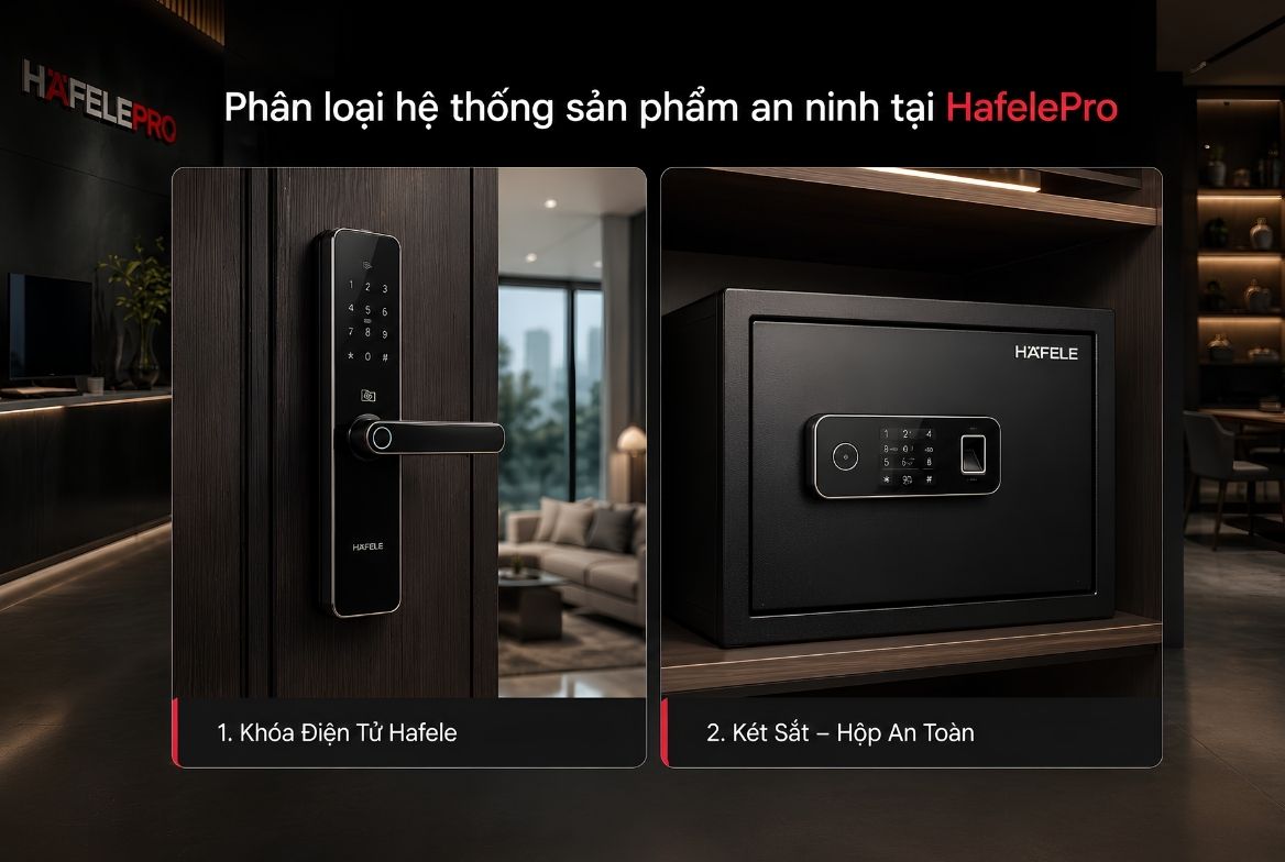 Phân loại khóa điện tử Hafele Phân loại khóa điện tử Hafele