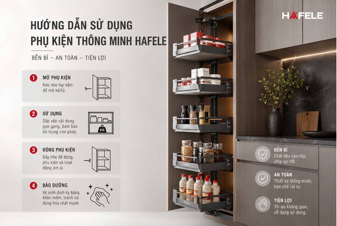 Hướng dẫn sử dụng Phụ Kiện Thông Minh Hafele Hướng dẫn sử dụng Phụ Kiện Thông Minh Hafele