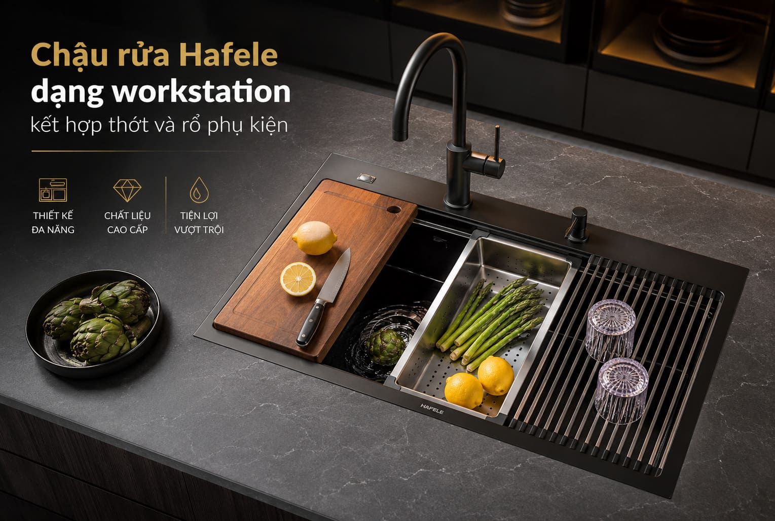 bồn rửa chén hafele