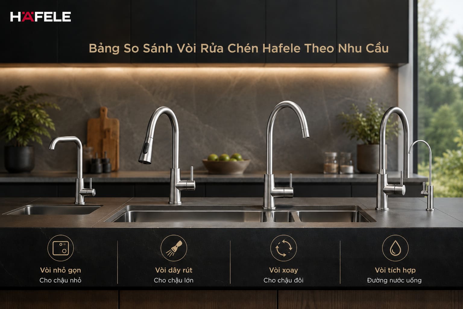 Vòi Rửa Chén Hafele