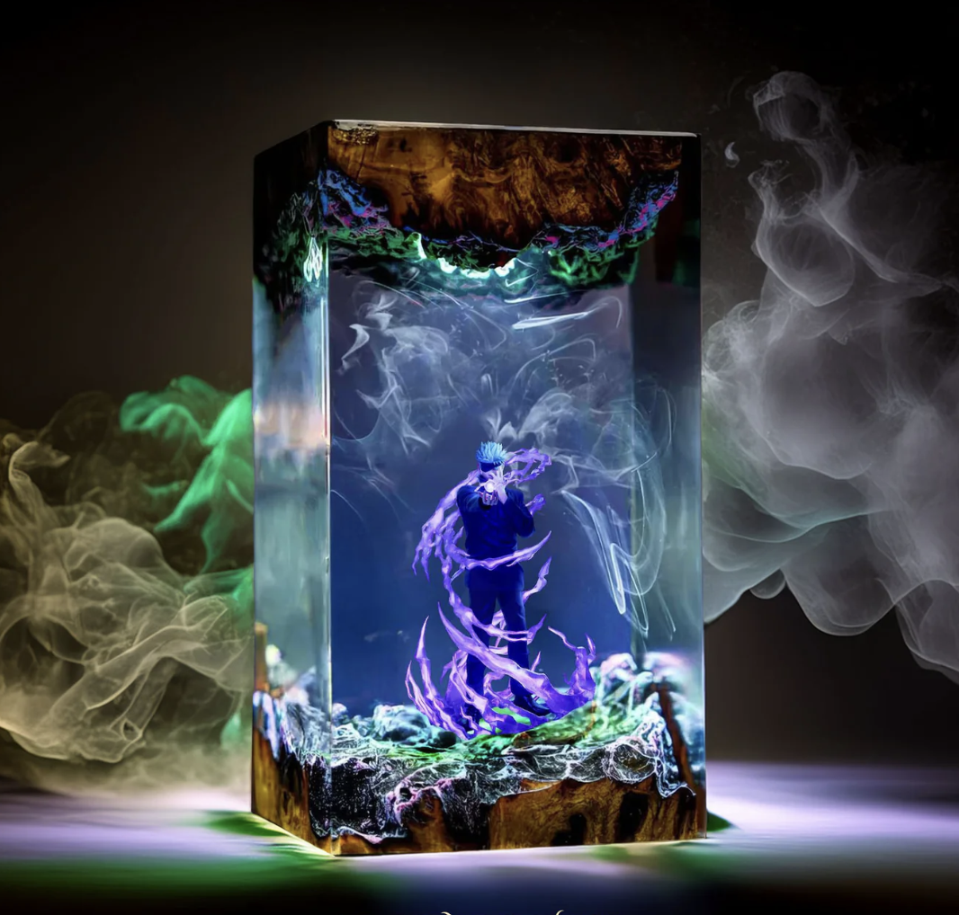 gojo satoru resin lamp