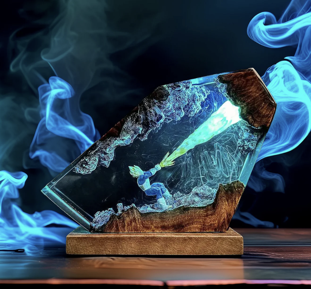 vegeta resin lamp