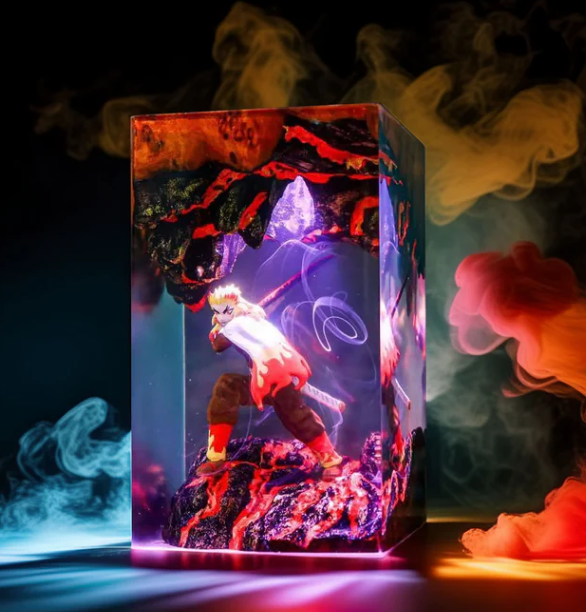 rengoku resin lamp