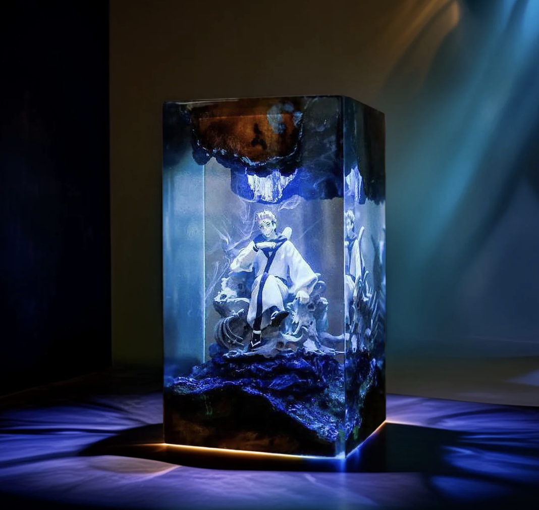 sukuna resin lamp