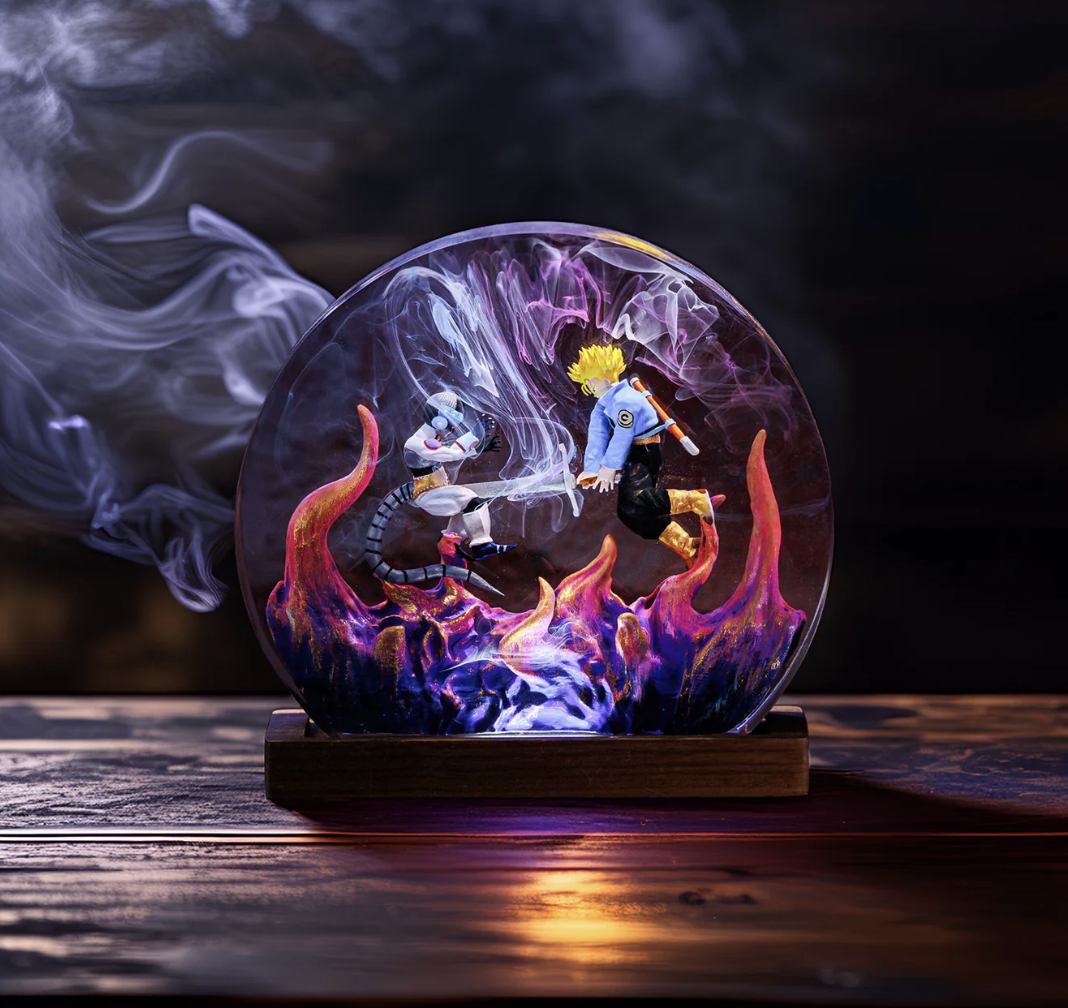 trunks frieza resin lamp