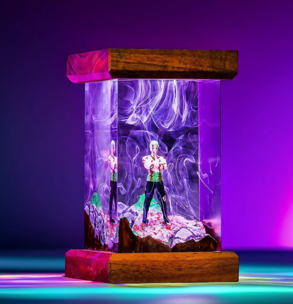 roronoa zoro resin lamp