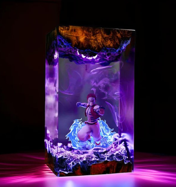 akaza resin lamp