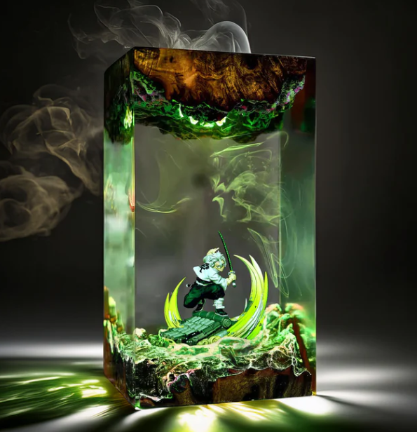 sanemi shinazugawa resin lamp