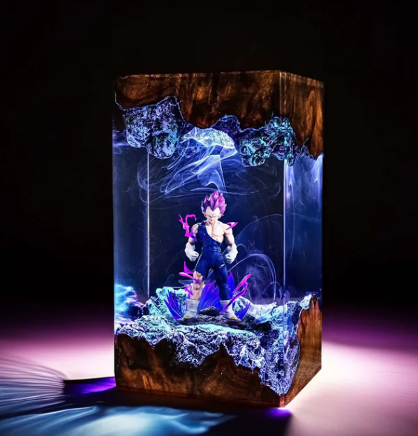 vegeta ultra ego resin lamp