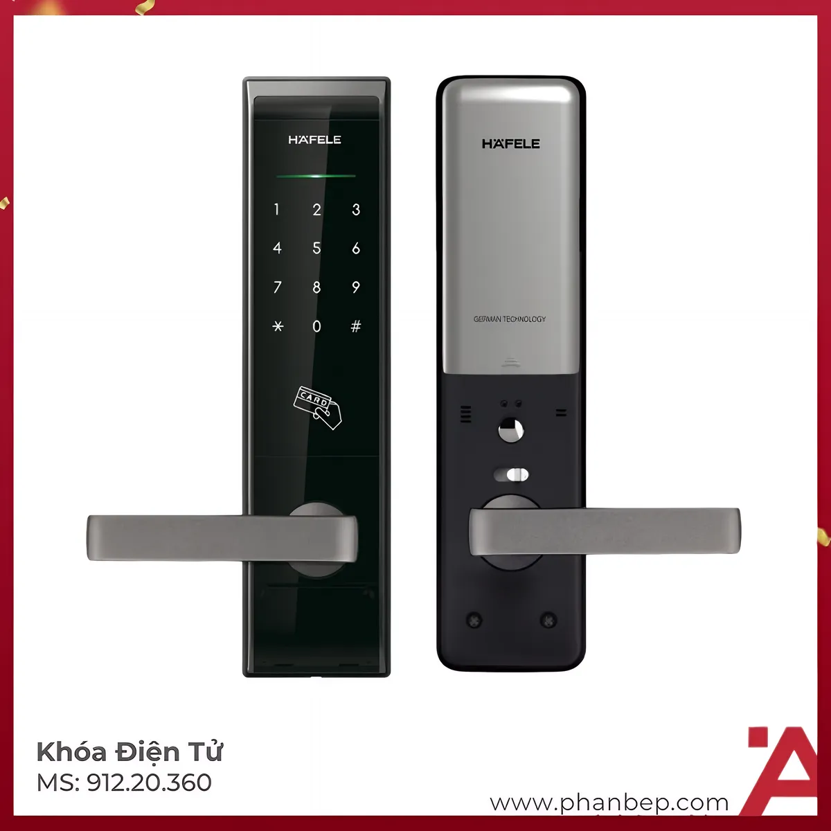 Khóa Điện Tử EL8000-TC Hafele 912.20.360
