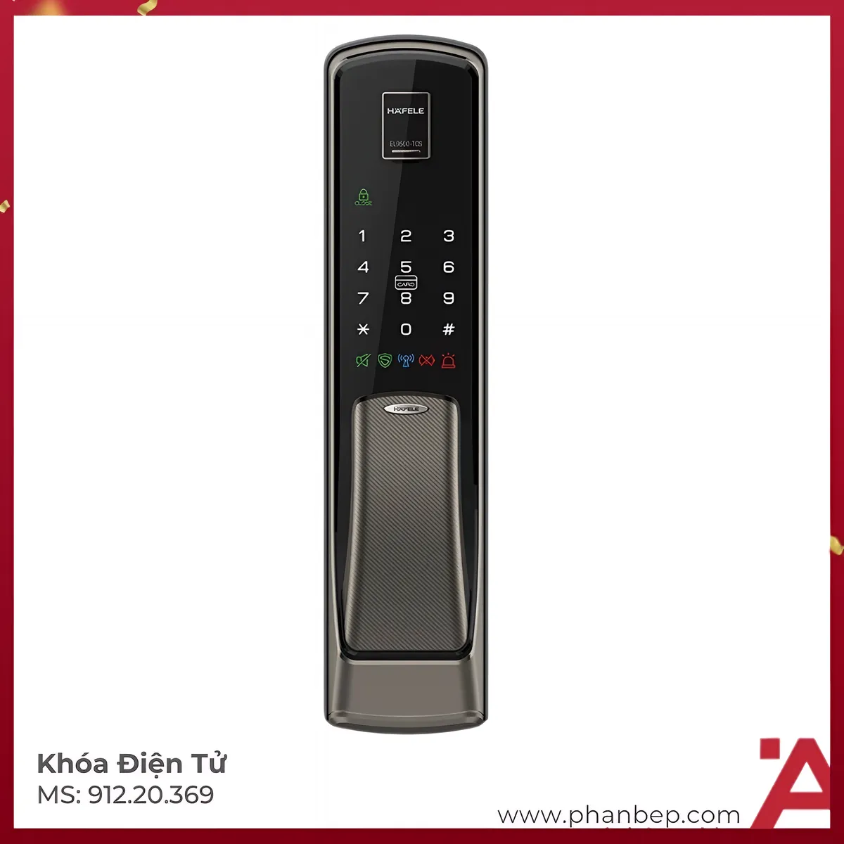 Khóa Điện Tử EL9500-TCS Hafele 912.20.369