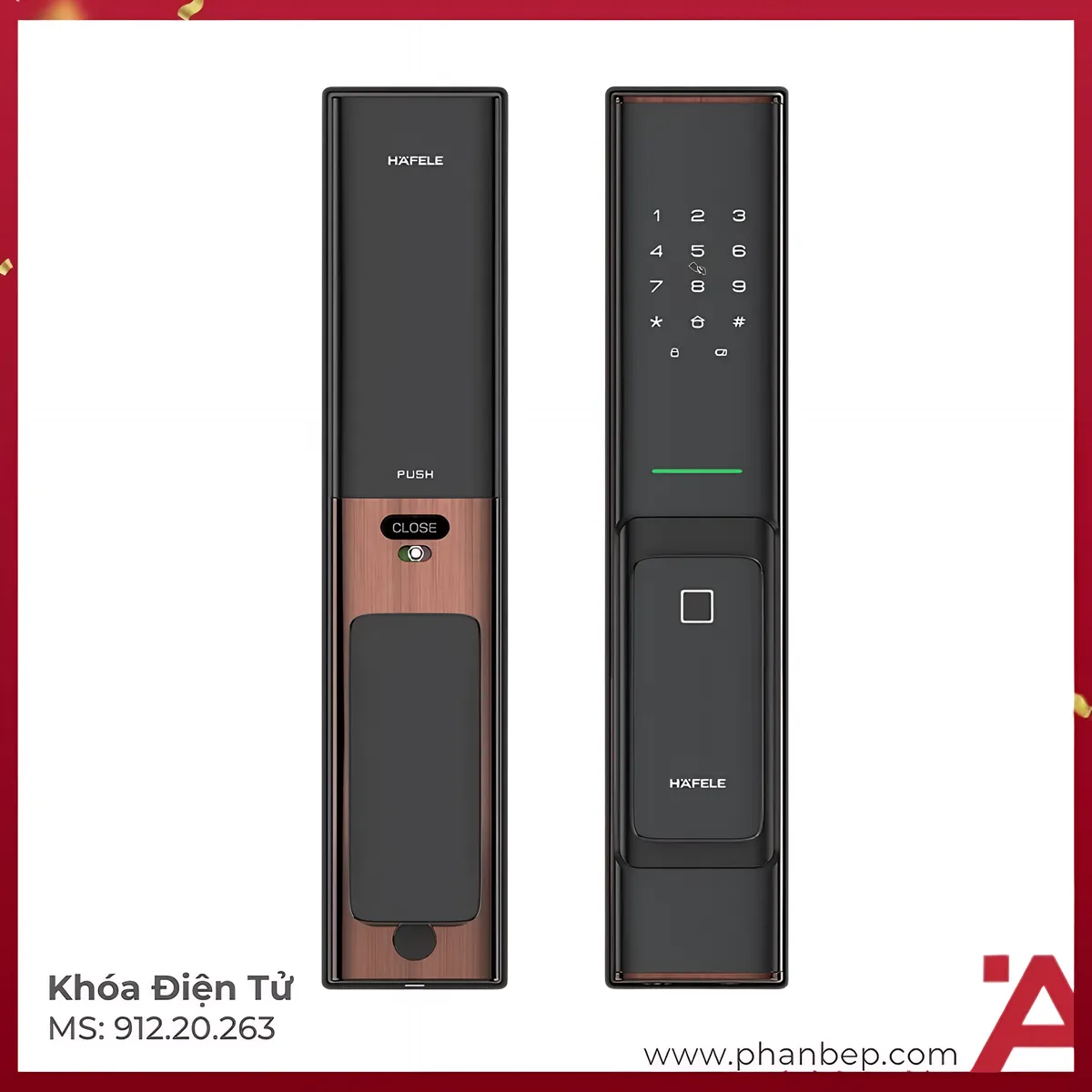 Khóa Điện Tử PP8100 Hafele 912.20.263