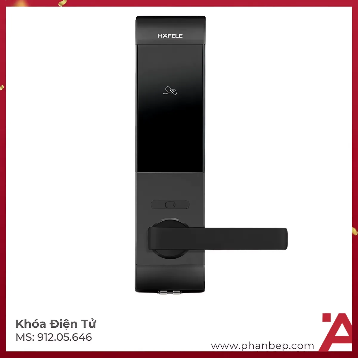 Khóa Điện Tử Thân Nhỏ EL7900-TCB Hafele 912.05.646