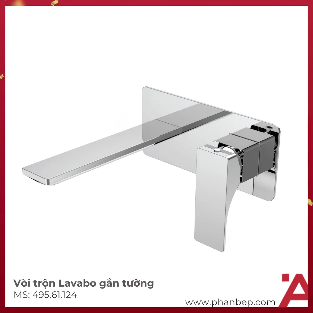 Vòi Trộn Gắn Tường Regal 200 Hafele 495.61.124