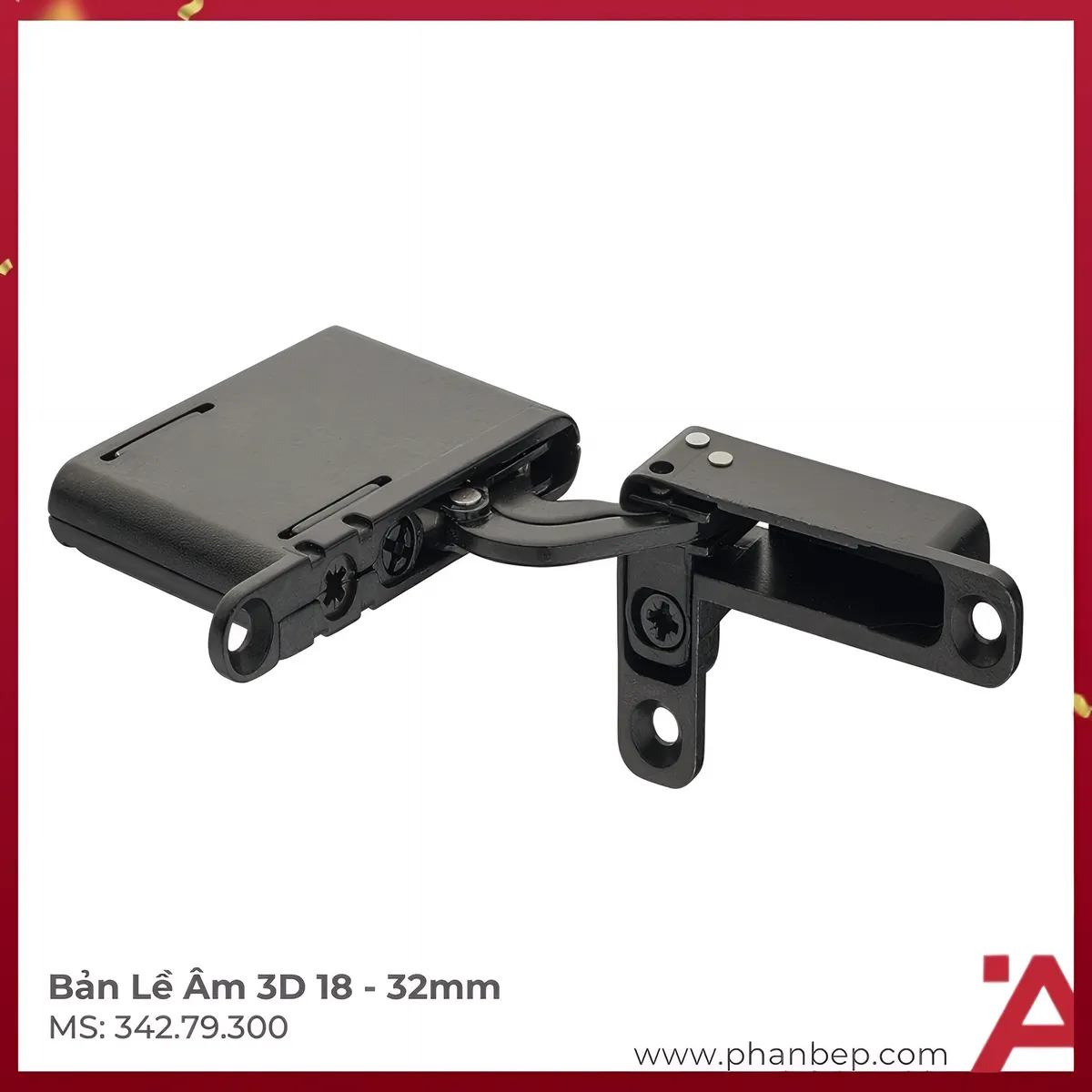 Bản Lề Âm 3 Chiều Hafele 342.79.300