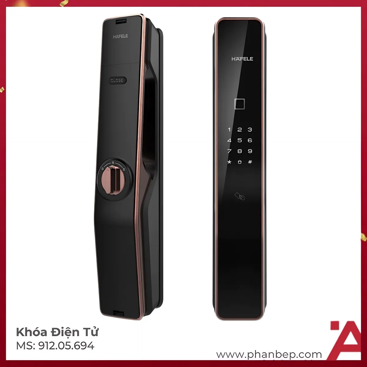 Khóa Điện Tử PP9000 Hafele 912.05.694