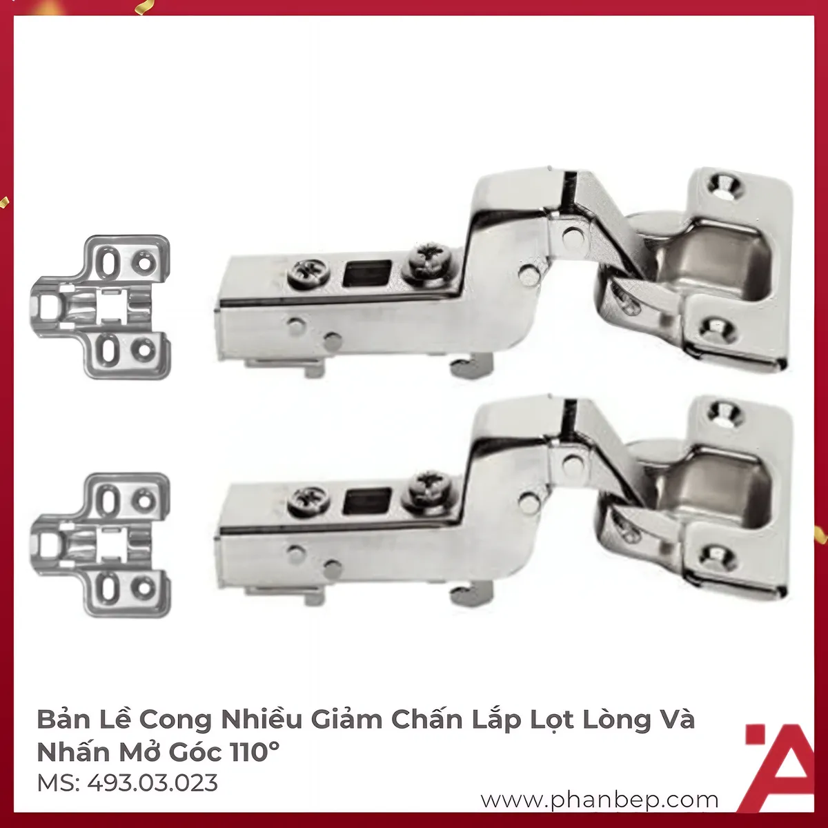 Bản Lề Lọt Lòng Metalla SM DIY 110º Hafele 493.03.023