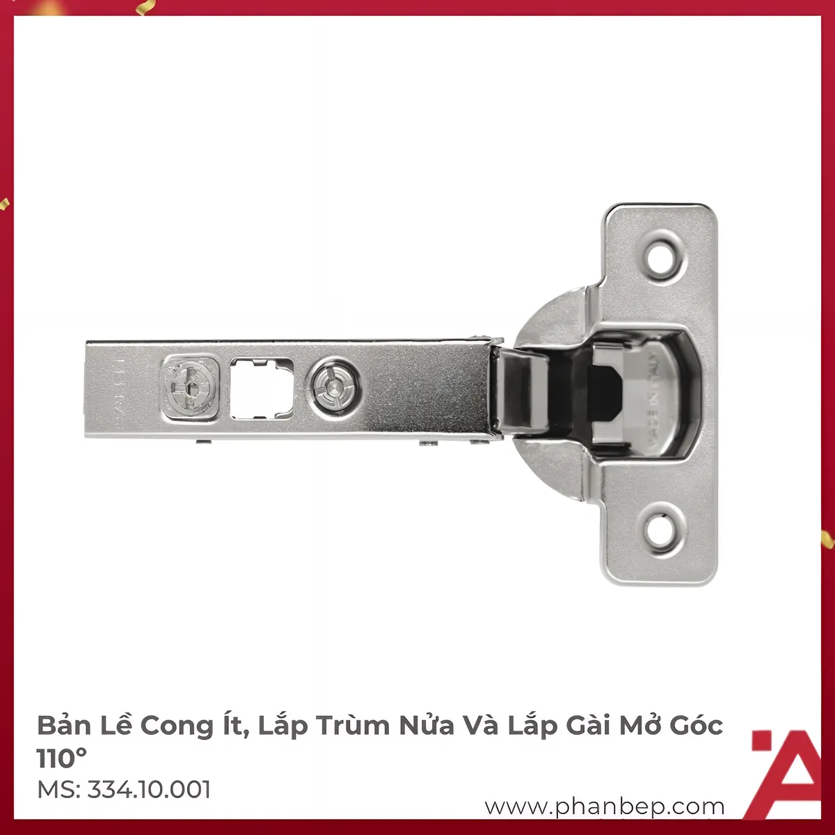 Bản Lề Trùm Nửa Metallamat Neo 110º Hafele 334.10.001