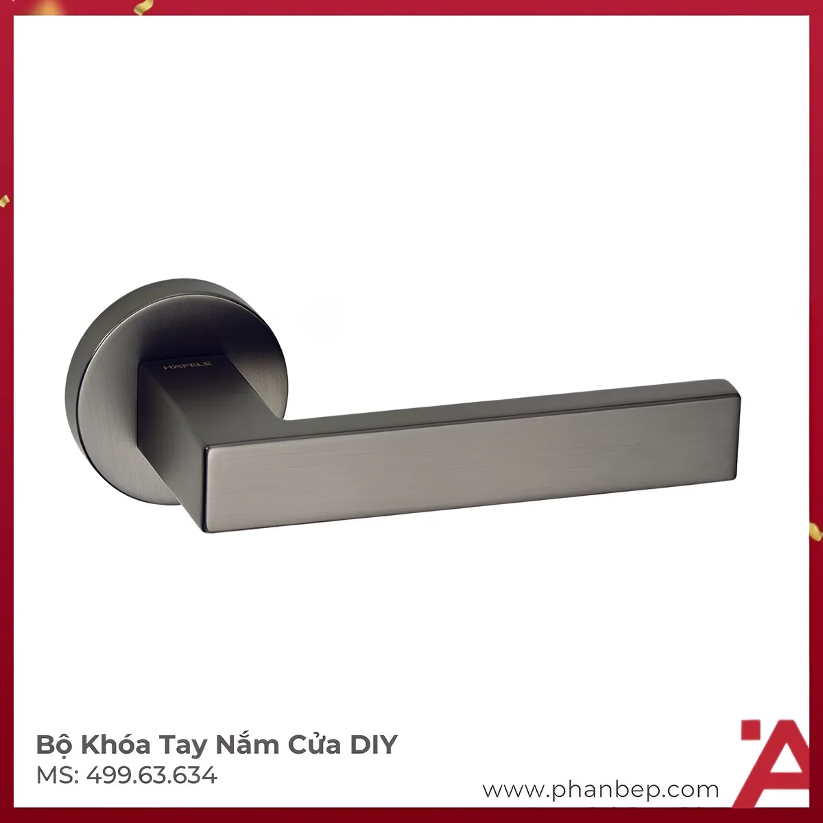 Bộ Khóa Tay Nắm Cửa DIY Set E Hafele 499.63.634