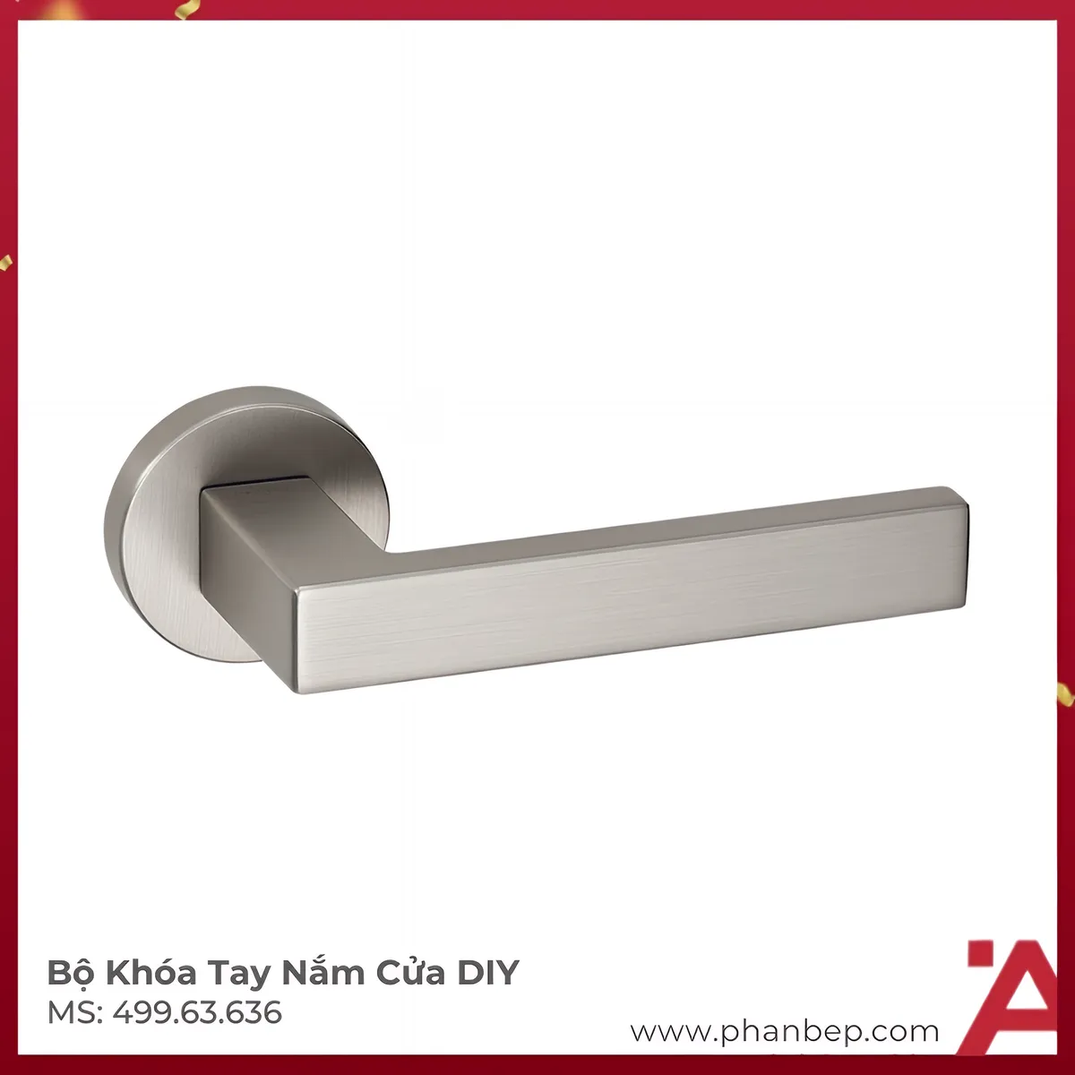 Bộ Khóa Tay Nắm Cửa DIY Set E Hafele 499.63.636