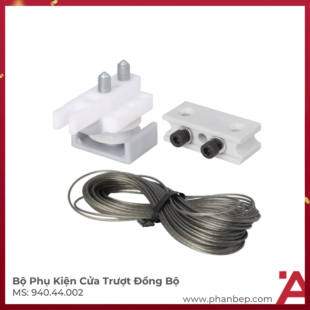 Bộ Phụ Kiện Cửa Trượt Đồng Bộ Cho Classic P Hafele 940.44.002
