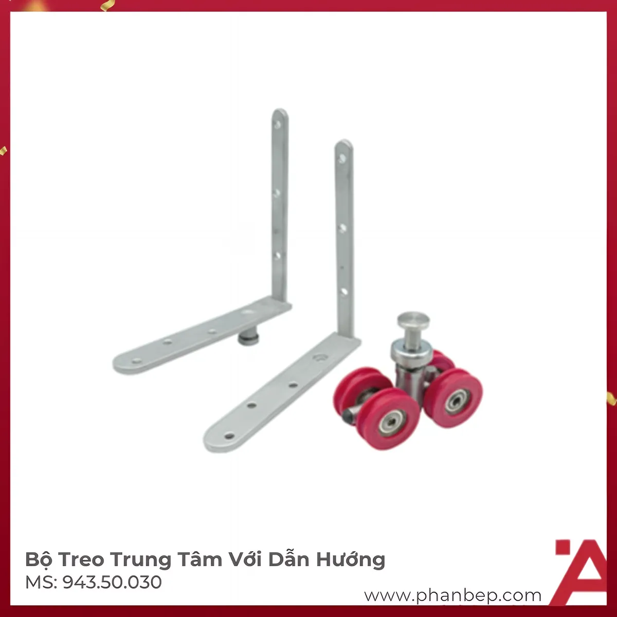 Bộ Treo Trung Tâm Với Dẫn Hướng Hafele 943.50.030